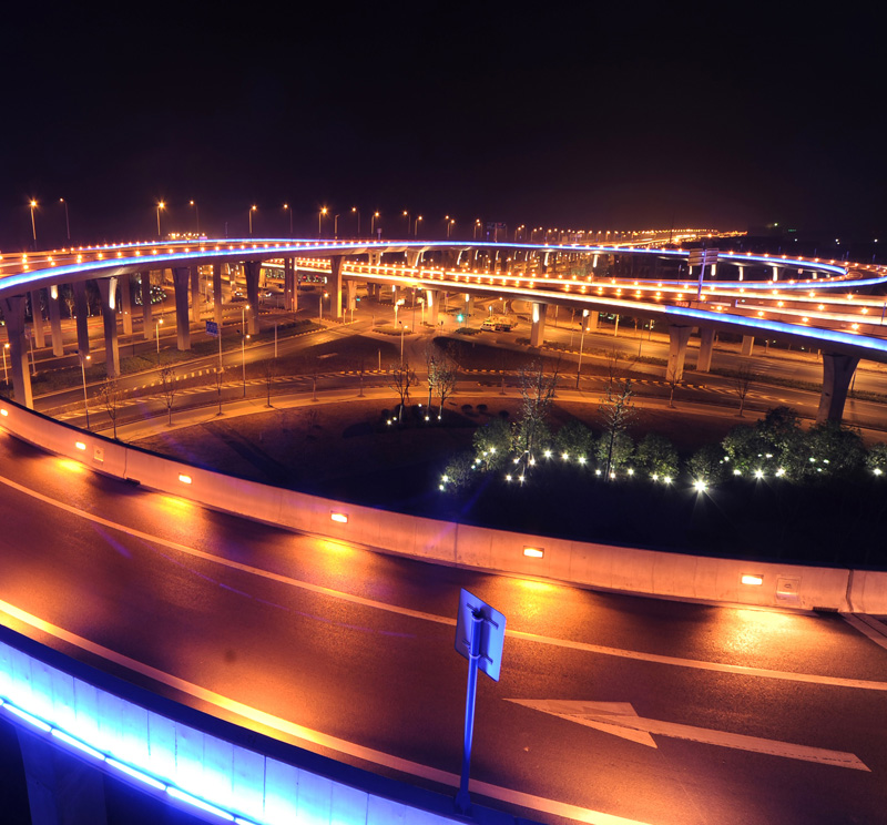 常州高架桥夜景亮化工程